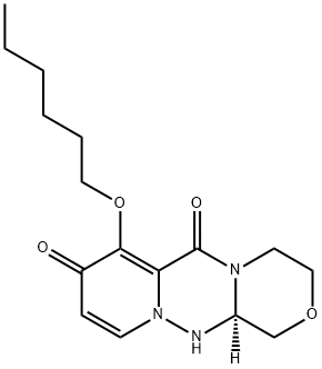 (12aR)-7-(heksyloksy)-3,4,12,12a-tetrahydro-1H-[1,4]Oksazyno[3,4-c]pirydo[2,1-f][1,2,4] triazyno-6,8-dion