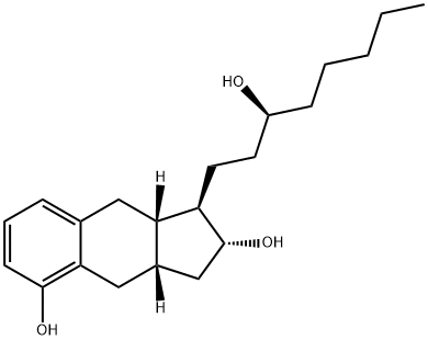(1R,2R,3aS,9aS)-2,3,3a,4,9,9a-heksahydro-1-[(3S)-3-hydroksyoktylo]-1H-benz[f]indeno-2,5-diol