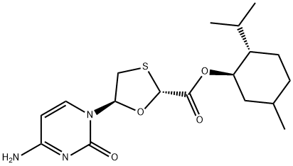 Kwas (1R,2S,5R)-mentylo-(2R,5S)-5-(4-amino-2-okso-2H-pirymidyn-1-ylo)-[1,3]oksatiolano-2-karboksylowy