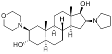 (2b,3a,5a,16b,17b)-2-(4-morfolinylo)-16-(1-pirolidynylo)androstano-3,17-diol