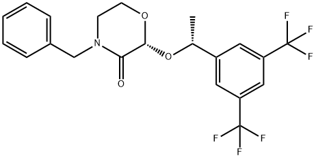 (2R)-4-benzylo-2-[(1R)-1-[3,5-bis(trifluorometylo)fenylo]etoksy]morfolin-3-on