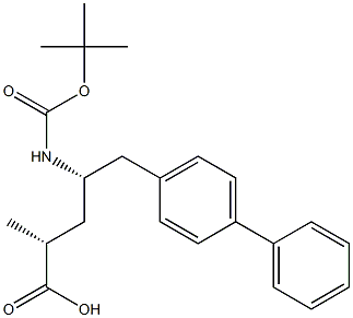 Kwas (2R,4S)-5-((1,1'-bifenylo)-4-ylo)-4-((tert-butoksykarbonylo)amino)-2-metylopentanowy