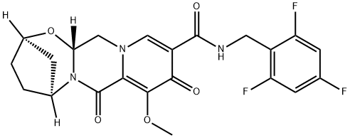 (2R,5S,13aR)-8-metoksy-7,9-diokso-N-(2,4,6-trifluorobenzylo)-2,3,4,5,7,9,13,13a-oktahydro-2, 5-metanopirydo[1',2':4,5]pirazyno[2,1-b][1,3]oksazepino-10-karboksyamid