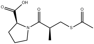 (2S)-1-(3-Acetylotio-2-metylo-1-oksopropylo)-L-prolina