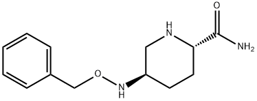 (2S,5R)-5-[(benzyloksy)amino]piperydyno-2-karboksyamid
