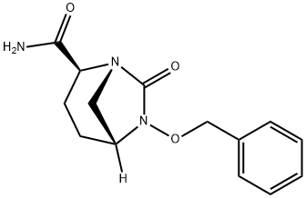 (2S,5R)-6-(benzyloksy)-7-okso-1,6-diazabicyklo[3.2.1]oktano-2-karboksamid