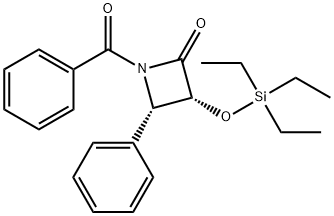 (3R,4S)-1-Benzoilo-4-fenylo-3-[(trietylosililo)oksy]-2-azetydynon