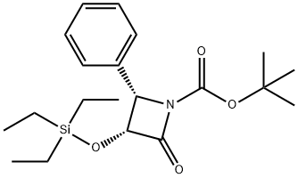 2-okso-4-fenylo-3-(trietylosililoksy)azetydyno-1-karboksylan (3R,4S)-tert-butylu