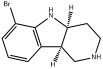(4aS,9bR)-6-bromo-2,3,4,4a,5,9b-heksahydro-1H-pirydo[4,3-b]indol