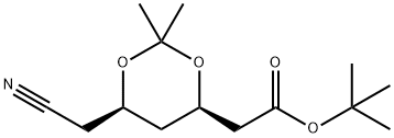 (4R,6R)-tert-butylo-6-cyjanometylo-2,2-dimetylo-1,3-dioksano-4-octan