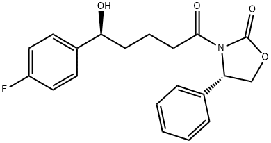 (4S)-3-[(5R)-5-(4-FLUOROFENYLO)-5-HYDROKSYPENTANOILO]-4-fenylo-1,3-OKSAZOLIDYN-2-ON