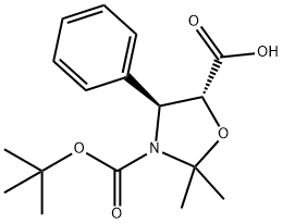 Kwas (4S,5R)-3-(tert-butoksykarbonylo)-2,2-dimetylo-4-fenylooksazolidyno-5-karboksylowy