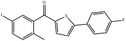 (5-(4-Fluorofenylo)tiofen-2-ylo)(5-jodo-2-metylofenylo)metanon
