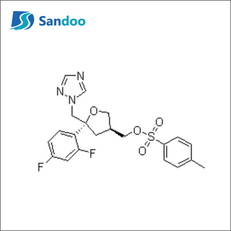Ester 5-(2,4-difluorofenylo)-5-(1H-1,2,4-triazol-1-ilo)metylotetrahydrofurano-3-ylometylowego kwasu (5R-Cis)-tolueno-4-sulfonowego