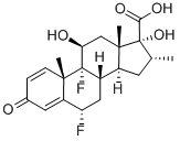 Kwas (6a,11b,16a,17a)-6,9-difluoro-11,17-dihydroksy-16-metylo-3-oksoandrosta-1,4-dieno-17-karboksylowy