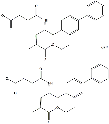 Sól 4-etyloesteroksopropylo)amino]-alfa-metylo-[1,1'-wapnia kwasu (alfaR,gammaS)-gamma-[(3-karboksy-1-bifenylo]-4-pentanowego