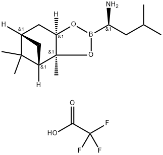 (aR,3aS,4S,6S,7aR)-heksahydro-3a,8,8-trimetylo-alfa-(2-metylopropylo)-4,6-metano-1,3,2-benzodioksaborolo-2-metanoamina 2,2 ,2-trifluorooctan