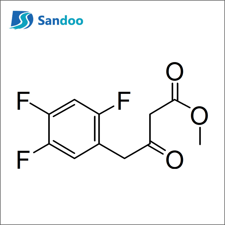 3-okso-4-(2,4,5-trifluorofenylo)butanian metylu;