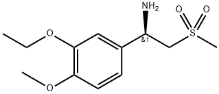 (R)-1-(3-etoksy-4-metoksyfenylo)-2-(metylosulfonylo)etyloamina