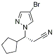 (R)-3-(4-broMo-1H-pirazol-1-ilo)-3-cyklopentylopropanonitryl