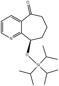 chlorowodorek (R)-9-((triizopropylosililo)oksy)-6,7,8,9-tetrahydro-5H-cyklohepta[b]pirydyn-5-onu