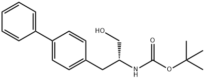 (R)-tert-butylo (1-([1,1'-bifenylo]-4-ylo)-3-hydroksypropan-2-ylo)karbamat