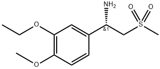(S)-1-(3-etoksy-4-metoksyfenylo)-2-(metylosulfonylo)etanamina