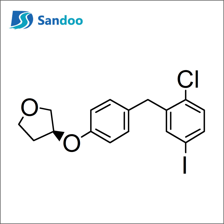 (S)-3-(4-(2-chloro-5-jodobenzylo)fenoksy)-tetrahydrofuran