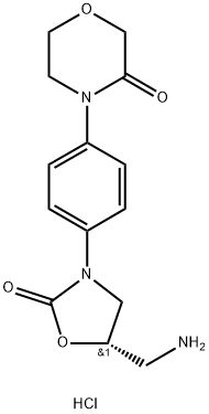 (S)-4-(4-(5-(aminometylo)-2-oksooksazolidyn-3-ylo)fenylo)morfolin-3-on.HCl