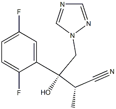 (αS,βR)-β-(2,5-difluorofenylo)-β-hydroksy-α-metylo-1H-1,2,4-triazolo-1-butanonitryl