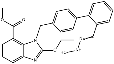(Z)-Metylu 2-etoksy-3-((2'-(N'-hydroksykarbaMiMidoilo)bifenyl-4-ilo)metylo)-3H-benzo[d]iMidazolo-4-karboksylan