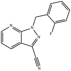 1-(2-fluorobenzylo)-1H-pirazolo[3,4-b]pirydyno-3-karbonitryl