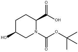 Kwas 1,2-piperydynodikarboksylowy, 5-hydroksy-, 1-(1,1-dimetyloetylo) ester, (2S,5S)