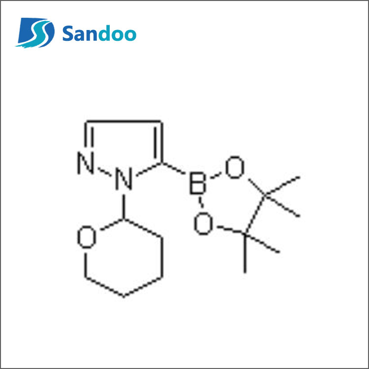 Ester pinakolowy kwasu 1-(2-tetrahydropiranylo)-1H-pirazolo-5-boronowego