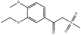 1-(3-etoksy-4-metoksyfenylo)-2-(metylosulfonylo)etanon