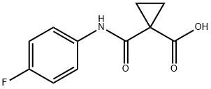 Kwas 1-(4-fluorofenylokarbamoilo)cyklopropanokarboksylowy
