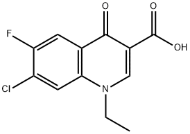 KWAS 1-ETYLO-7-CHLORO-6-FLUORO-1,4-DIHYDRO-4-OKSOCHINOLINO-3-KARBOKSYLOWY