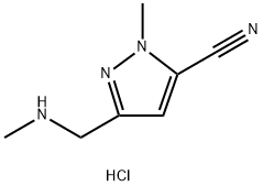 chlorowodorek 1-metylo-3-((metyloamino)metylo)-1H-pirazolo-5-karbonitrylu