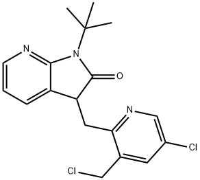 1-(tert-butylo)-3-((5-chloro-3-(chlorometylo)pirydyn-2-ylo)metylo)-1,3-dihydro-2H-pirolo[2,3-b]pirydyn-2- jeden