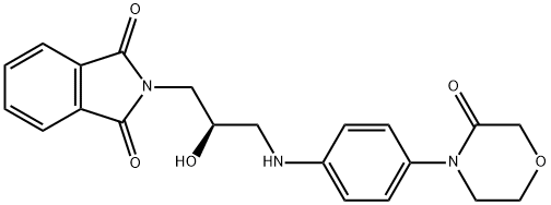 1H-izoindol-1,3(2H)-DION, 2-[(2R)-2-HYDROKSY-3-[[4-(3-OKSO-4-MORPOLINYLO)FENYL]AMINO]PROPYL]-