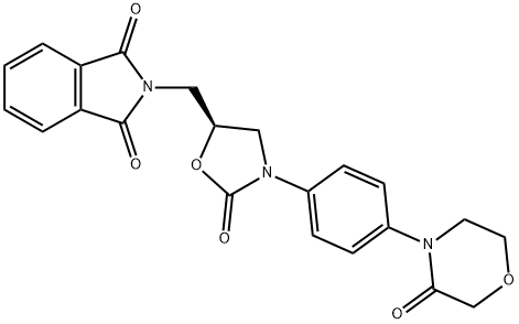 1h-izoindolo-1,3(2h)-dion, 2-[[(5s)-2-okso-3-[4-(3-okso-4-morfolinylo)fenylo]-5-oksazolidynylo]metylo]-