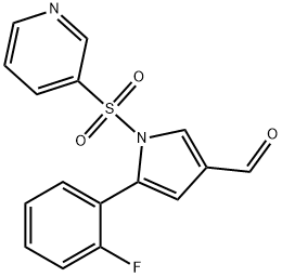1H-pirolo-3-karboksyaldehyd, 5-(2-fluorofenylo)-1-(3-pirydynylosulfonylo)-