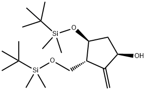 1R(3R,4S)-4-(tert-butylodimetylosililoksy)-3-￡¨￡¨tert-butylodimetylosililoksy)metylo)-2-metylenocyklopentanol