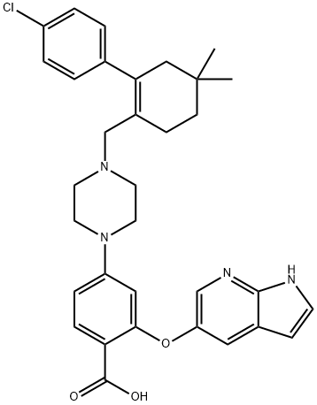 2-[(1H-pirolo[2,3-B]pirydyn-5-ylo)oksy]-4-[4-[[2-(4-chlorofenylo)-4,4-dimetylopierścień Heks-1-enyl] kwas metylo]piperazyn-1-ylo]benzoesowy