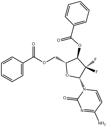 2',2'-Difluoro-2'-deoksycytydyno-3',5'-dibenzoesan