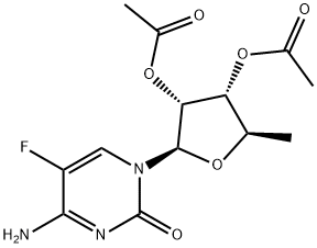 2',3'-Di-O-acetylo-5'-deoksy-5-fuluro-D-cytydyna