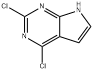 2,4-DICHLORO-7H-PYROLO2,3-DPIRYMIDYNA