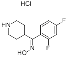 Chlorowodorek oksymu 2,4-difluorofenylo-(4-piperydynylo)metanonu