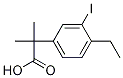 Kwas 2-(4-etylo-3-jodofenylo)-2-metylopropanowy