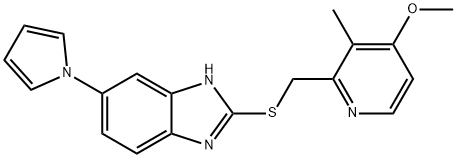 2-[[(4-metoksy-3-metylo-2-pirydynylo)metylo]tio]-6-(1H-pirol-1-ilo)-1H-benzimidazol